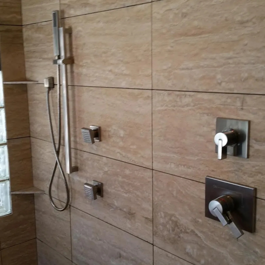 Shower fixture installation for Water Heater Replacement in Colonie